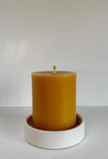 Bad Dogs Studio Bad Dogs Studio Straight and Simple Dish- White 3.5"