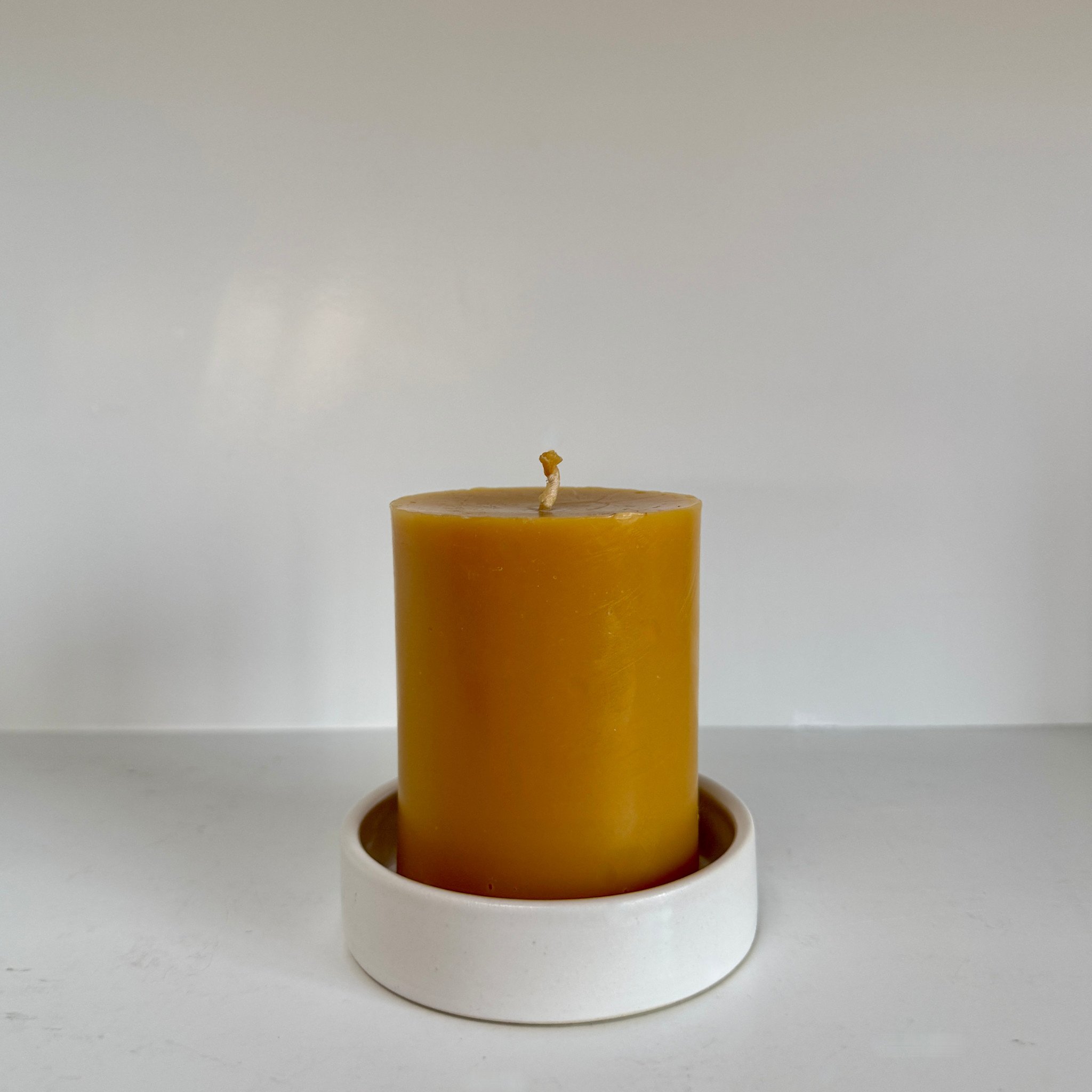 Bad Dogs Studio Bad Dogs Studio Straight and Simple Dish- White 3.5"