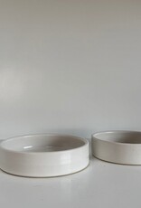 Bad Dogs Studio Bad Dogs Studio Straight and Simple Dish- White 4.5"