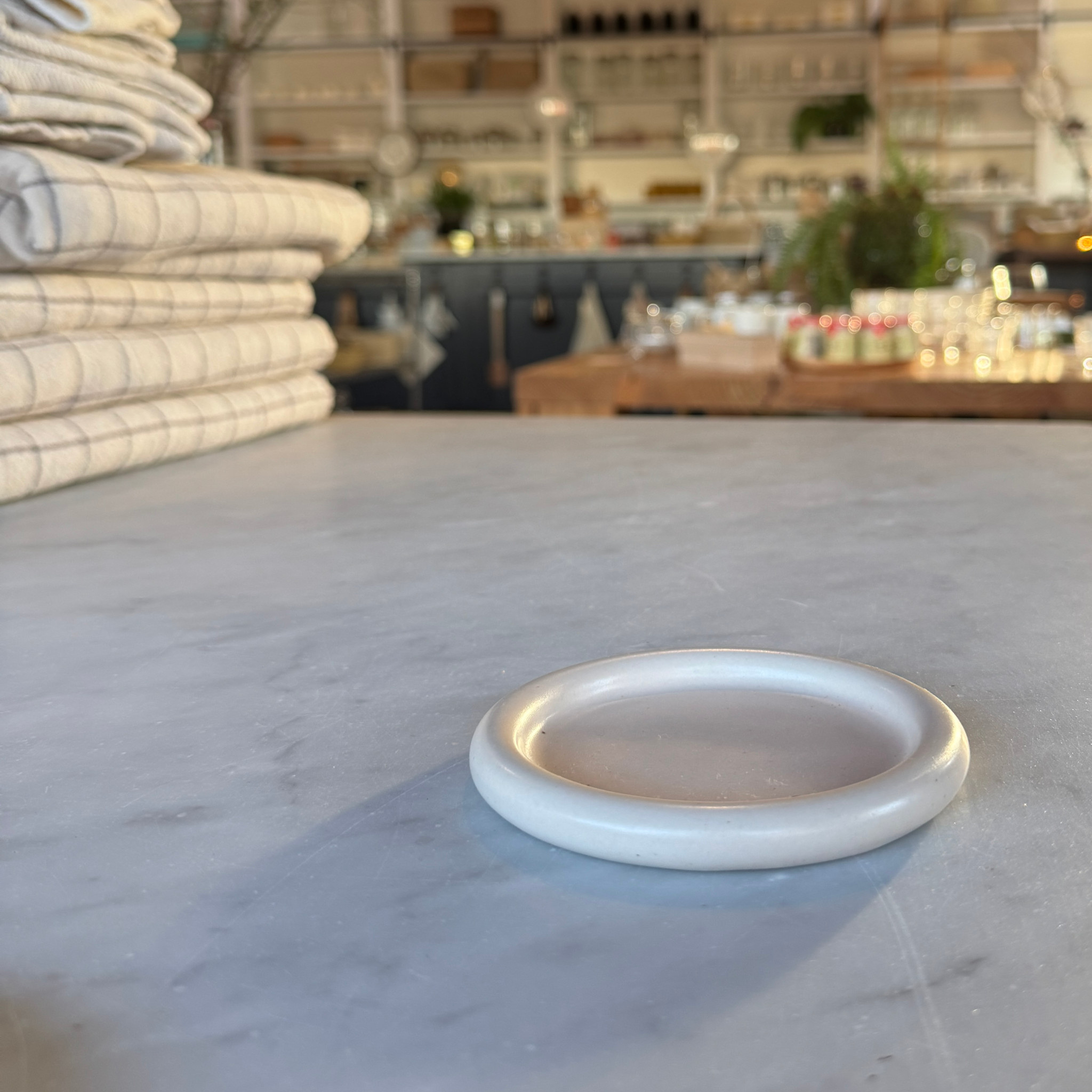 Bad Dogs Studio Bad Dogs Studio Classic Coaster 4"- White