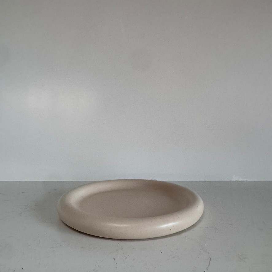 Bad Dogs Studio Bad Dogs Studio Classic Coaster 4"- Cream