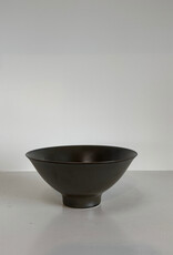 Alongu Alongu Rice Bowl 5" Tenmoku Brown