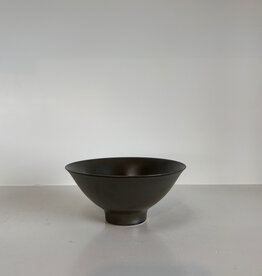 Alongu Alongu Rice Bowl Tenmoku Brown -5"