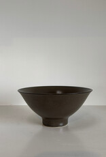 Alongu Alongu Rice Bowl 5.5" Tenmoku Brown