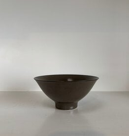 Alongu Alongu Rice Bowl 5.5" Tenmoku Brown