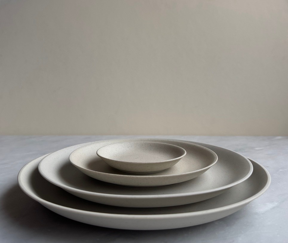 Alongu Alongu Plate Matte White - 4"