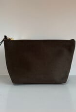 Cotton Canvas Olive Green Pouch