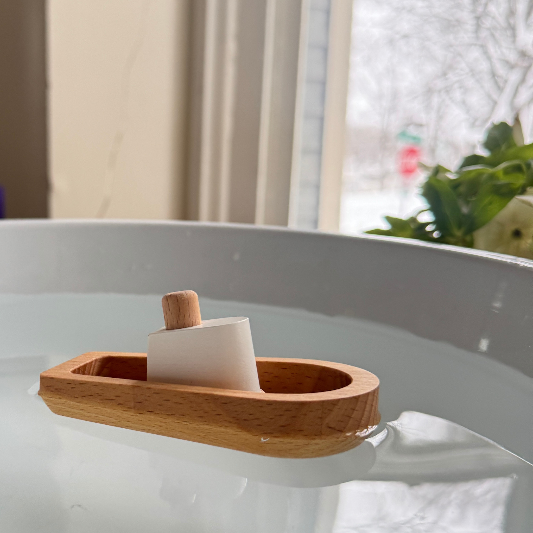 Little Wooden Tug Boat