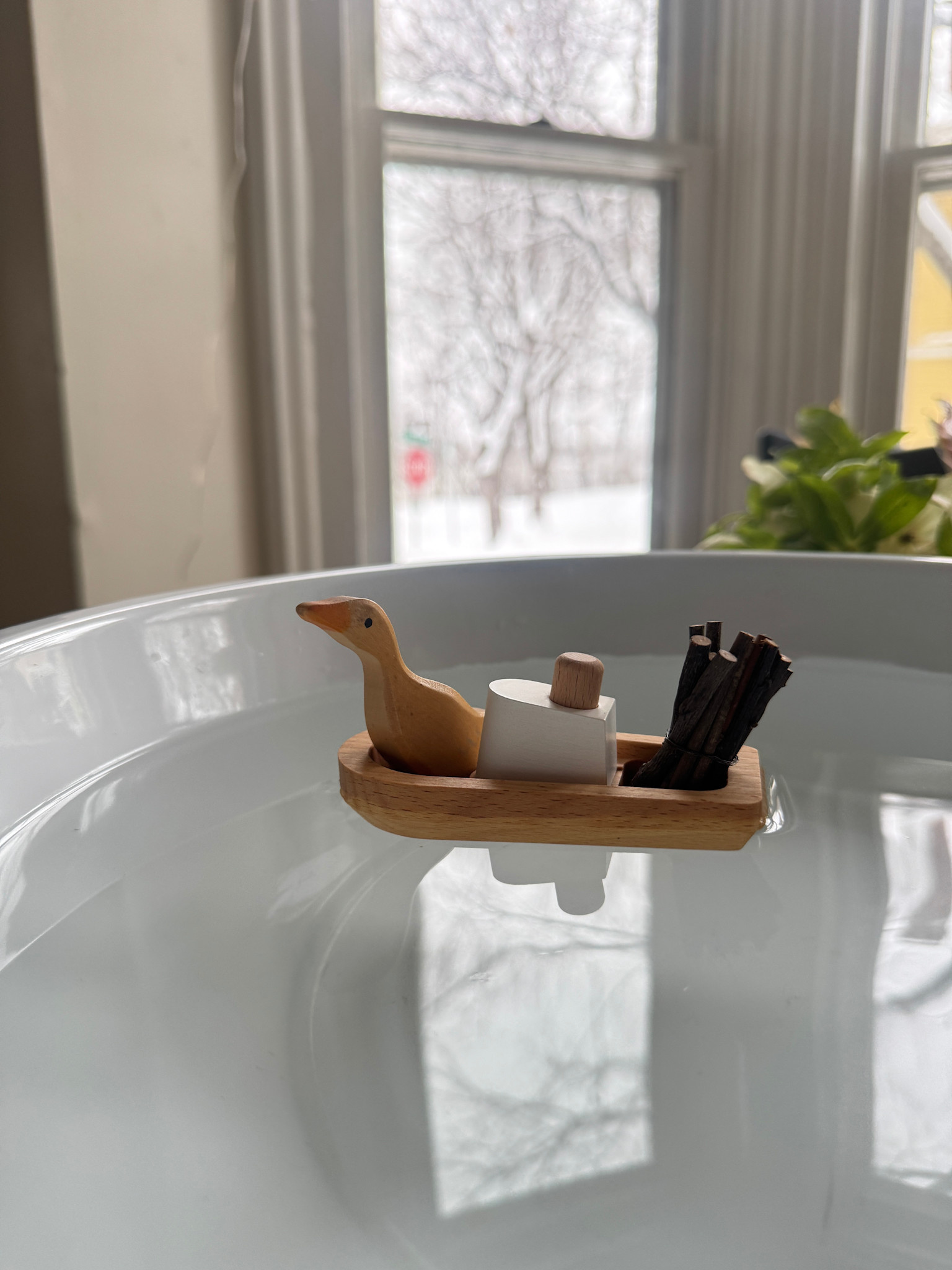 Little Wooden Tug Boat