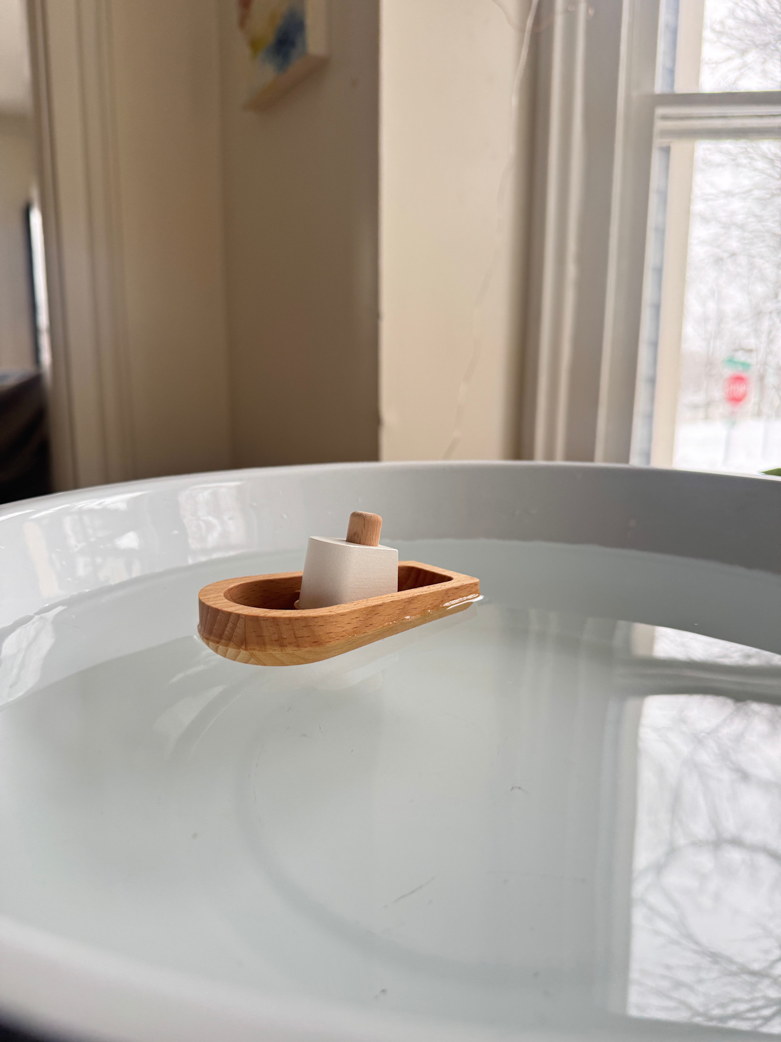 Little Wooden Tug Boat