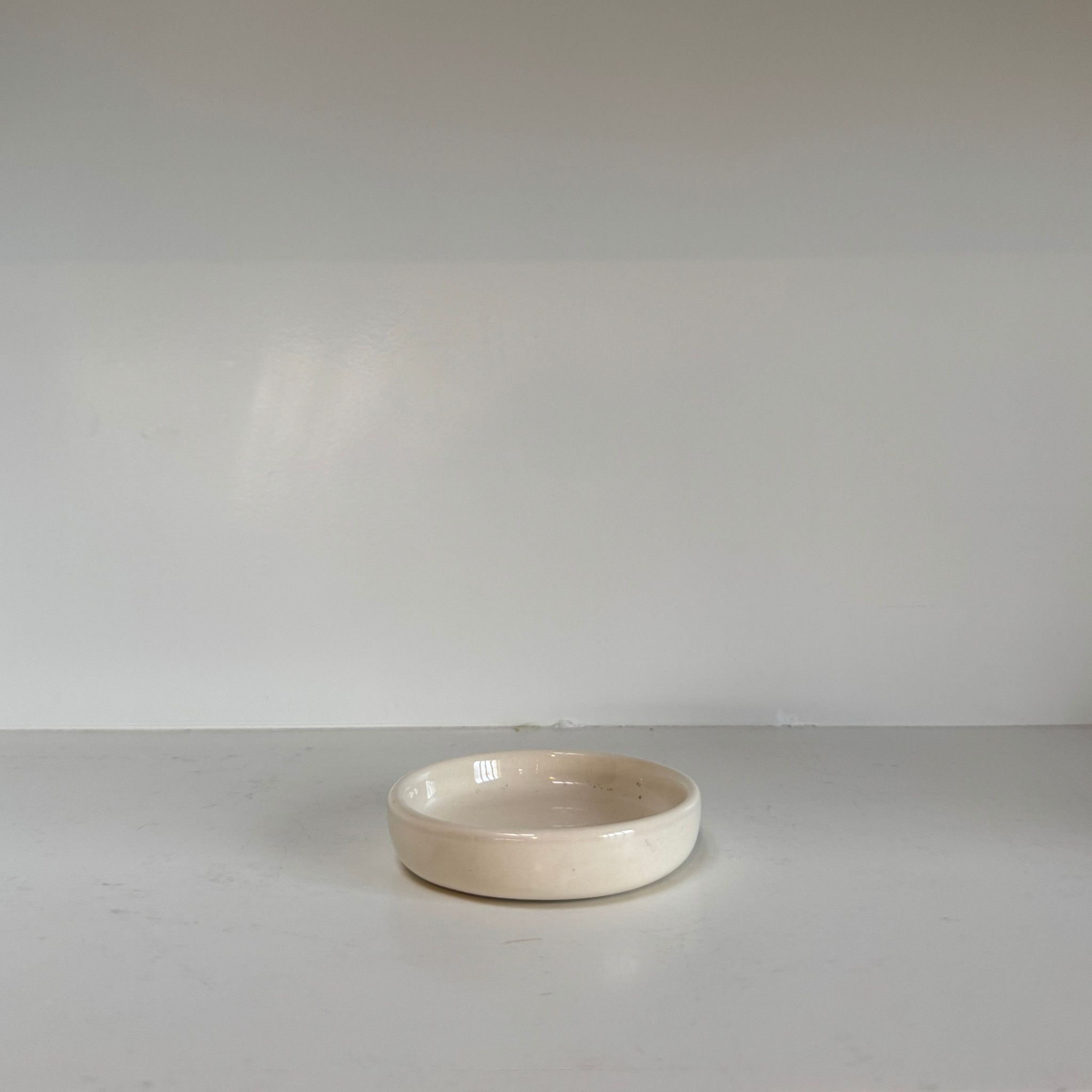 Bauer American Modern Coaster Plate Gloss White - 3.5"