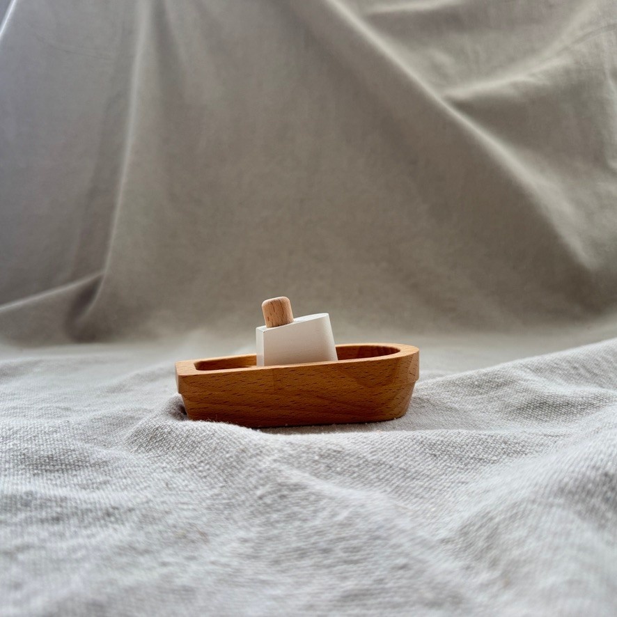 Little Wooden Tug Boat