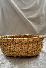 Bolga Baskets Natural Round Grass Bolga Oval Basket Tray - 6x10"