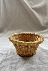 Bolga Baskets Natural Mini Round Cone Grass Bolga Basket - 7"D x 5"H
