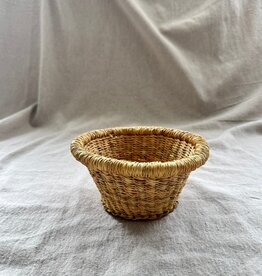 Bolga Baskets Natural Mini Round Cone Grass Bolga Basket - 7"D x 5"H