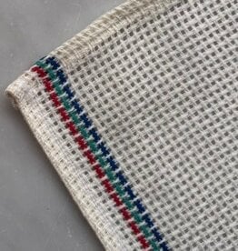 Traditional Open Weave Linen Dish Towel - 15"