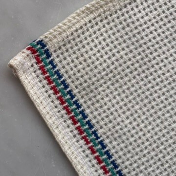 Traditional Open Weave Linen Dish Towel - 15"