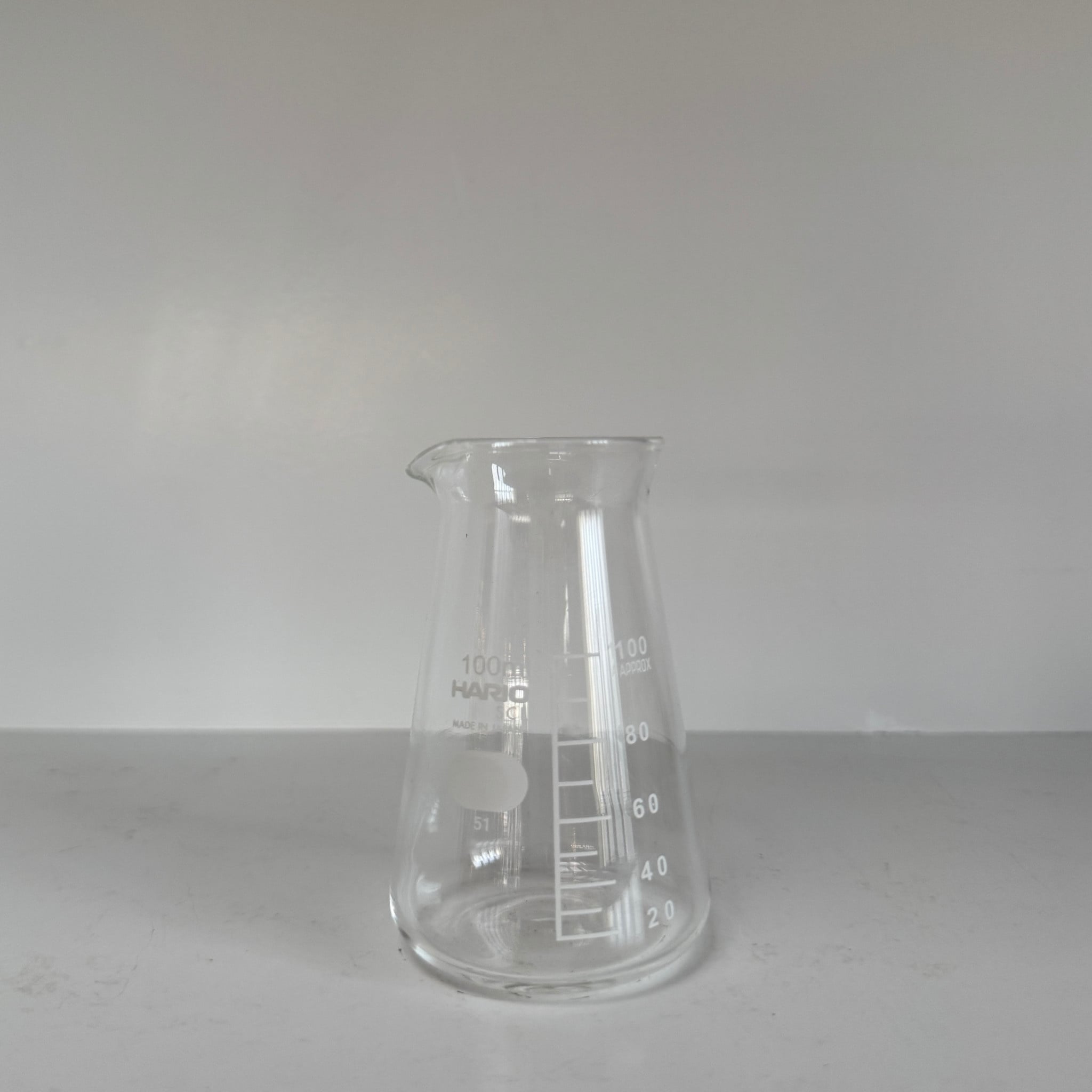 Hario Conical Glass Beaker Pitcher or Vase - 100ml