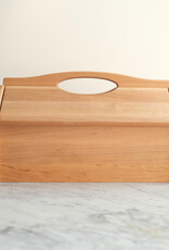 15" Wooden Tool Box with Closing Sides