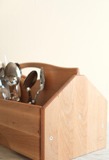 15" Wooden Tool Box with Closing Sides