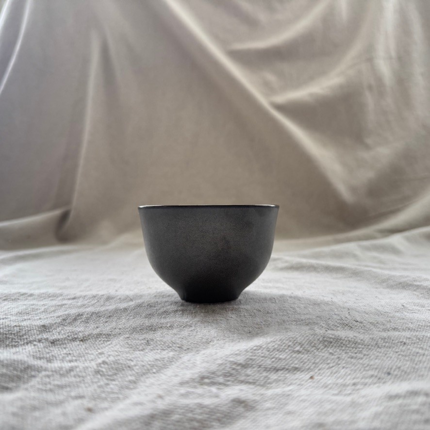 Alongu Alongu Teacup 3.5" Tenmoku Brown