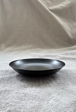 Alongu Alongu Plate Tenmoku Brown -4"