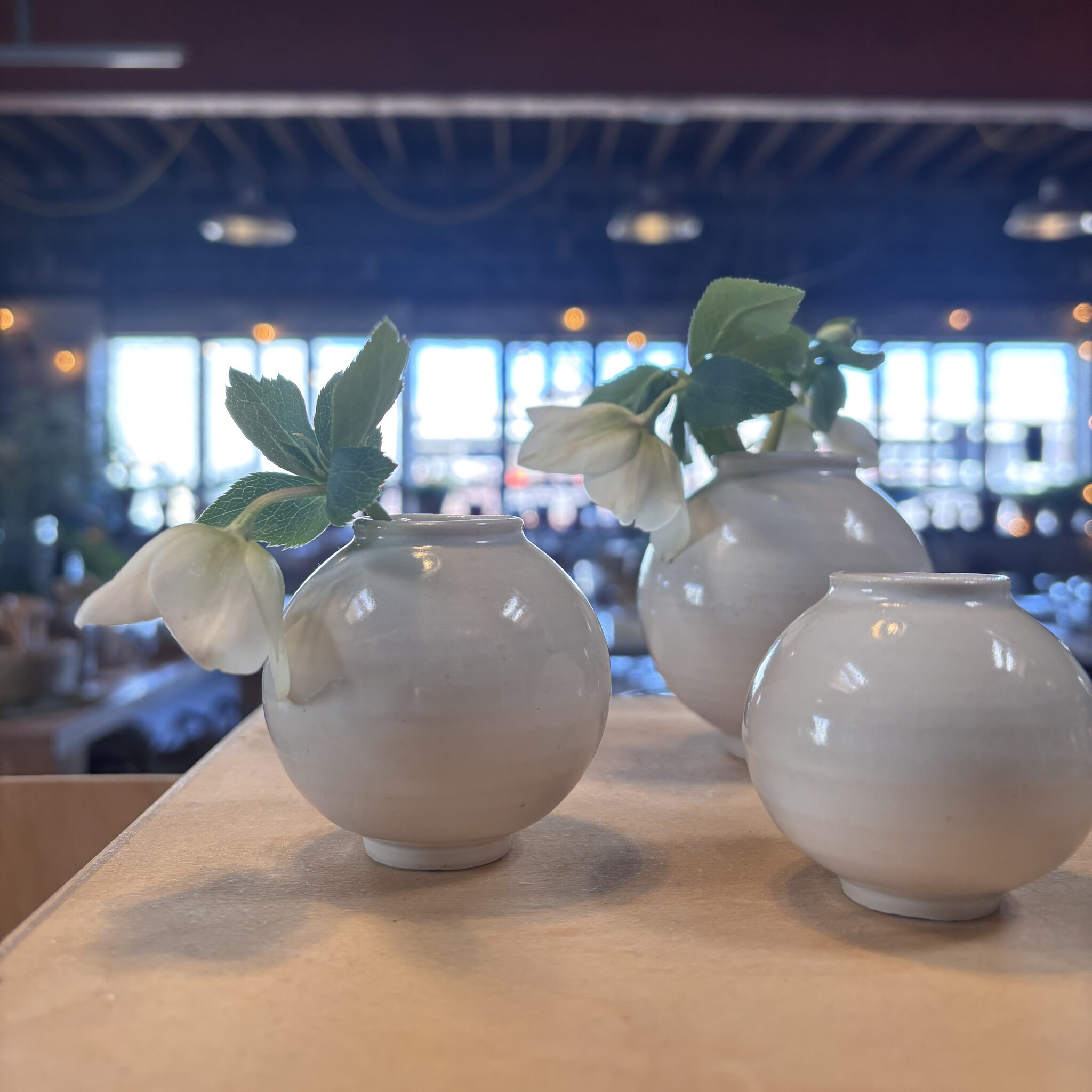 Jay Mini Moon Jar Ceramic Vase 8cm