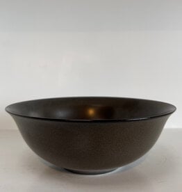 Alongu Alongu Bowl Tenmoku Brown -7.75"