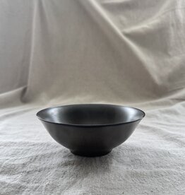 Alongu Alongu Bowl Tenmoku Brown -6"