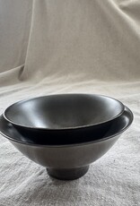 Alongu Alongu Rice Bowl 5" Tenmoku Brown