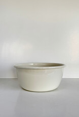 Golden Rabbit Cream Enamel Bowl - 5.5" - 24oz