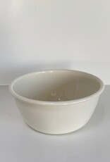 Golden Rabbit Cream Enamelware Bowl - 24oz