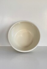 Golden Rabbit Cream Enamel Bowl - 5.5" - 24oz