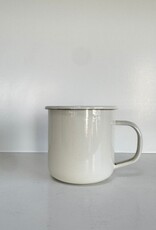 Golden Rabbit Cream Enamelware Mug - 12oz