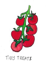 Two Pony Gardens 'Tidy Treats' Heirloom Tomato Plant- LOCAL PICKUP ONLY