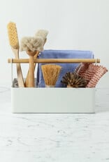 Japanese Two Tone Chambray Towels - Blue + White Washcloth