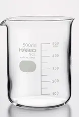 Hario Straight Sided Glass Beaker Vase - 500ml