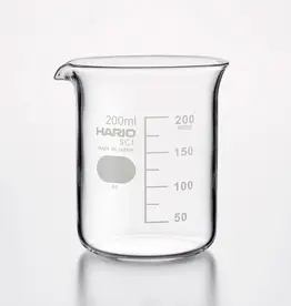Hario Straight Sided Glass Beaker Vase - 200ml