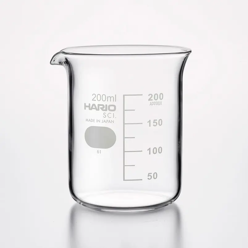 Hario Straight Sided Glass Beaker Vase - 200ml
