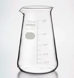 Hario Conical Glass Beaker Pitcher or Vase - 1000ml