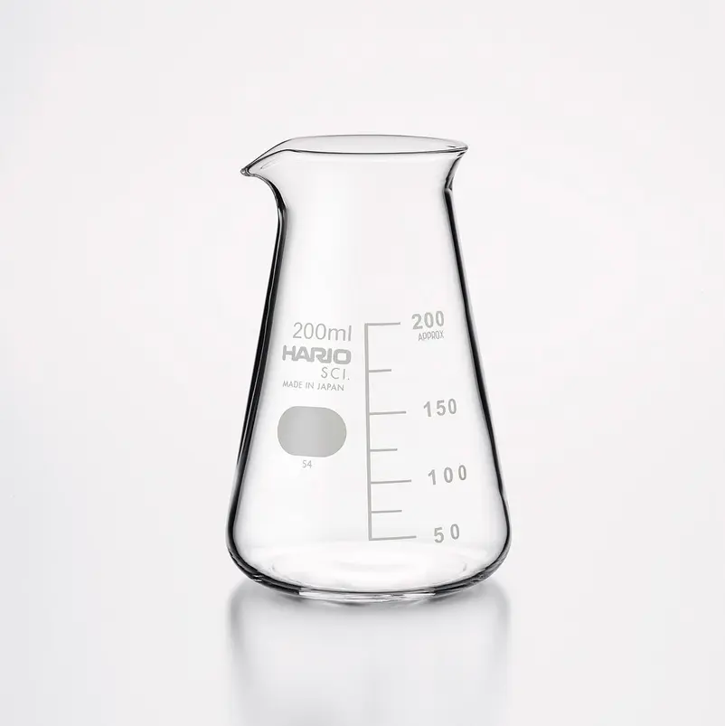 Hario Conical Glass Beaker Pitcher or Vase - 200ml