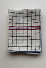 Checkered Linen Napkin Red - 10"