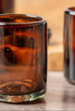 Handblown Tamarind Mexican Small Straight Shot Glass 3oz
