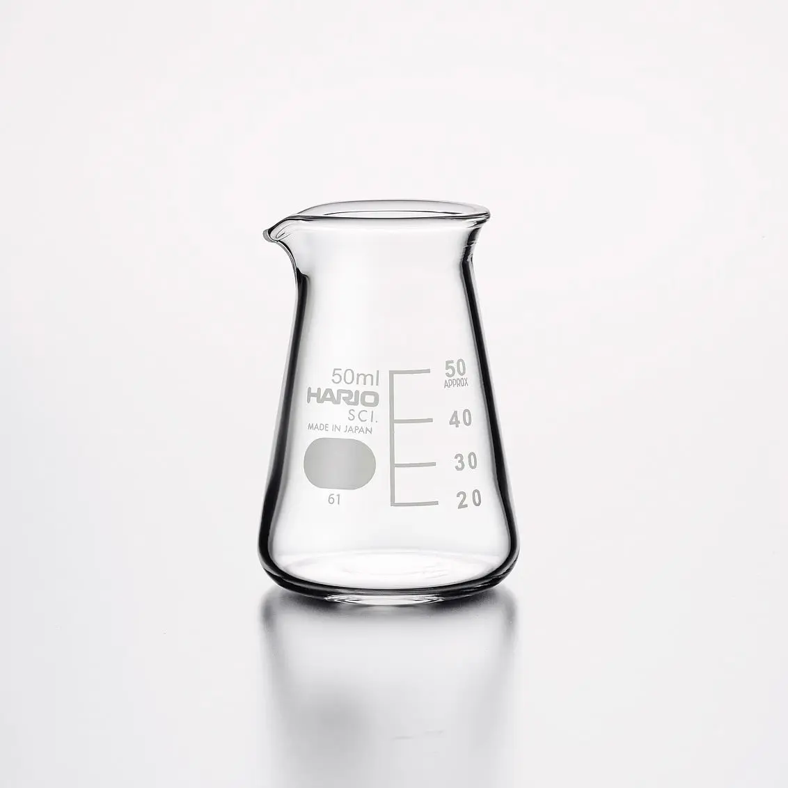 Hario Conical Glass Beaker Pitcher or Vase - 50ml