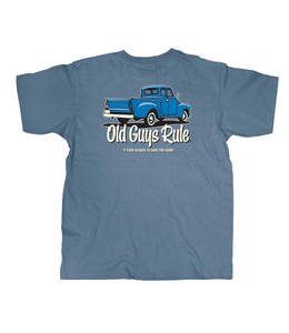 Old Guys Rule -It took decades-stone blue