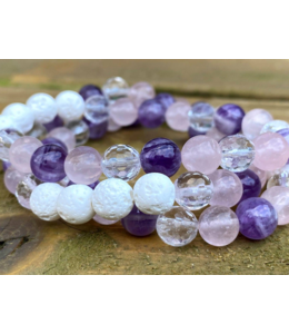 Kristin's Beads Bracelet-Clear Quartz