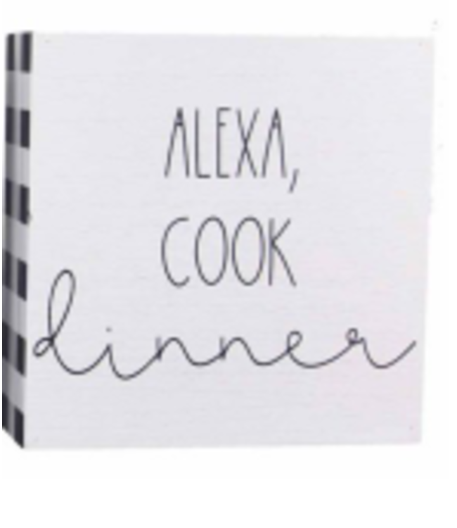 Wood Box sign -Alexa Cook