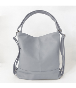 Caracol Vegan Leather  Backpack/Bag- Grey