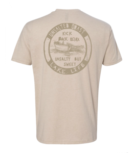 Unsalted Coast - Men's Canoe t-shirt- Cream