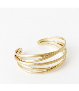 Caracol Large Cuff Bracelet - Gold